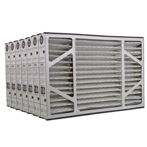 Lennox X0581 MERV 10 Air Filter 16x25x3 (7 Pack) - High Efficiency HVAC Furnace & AC Filters for Home & Office Use