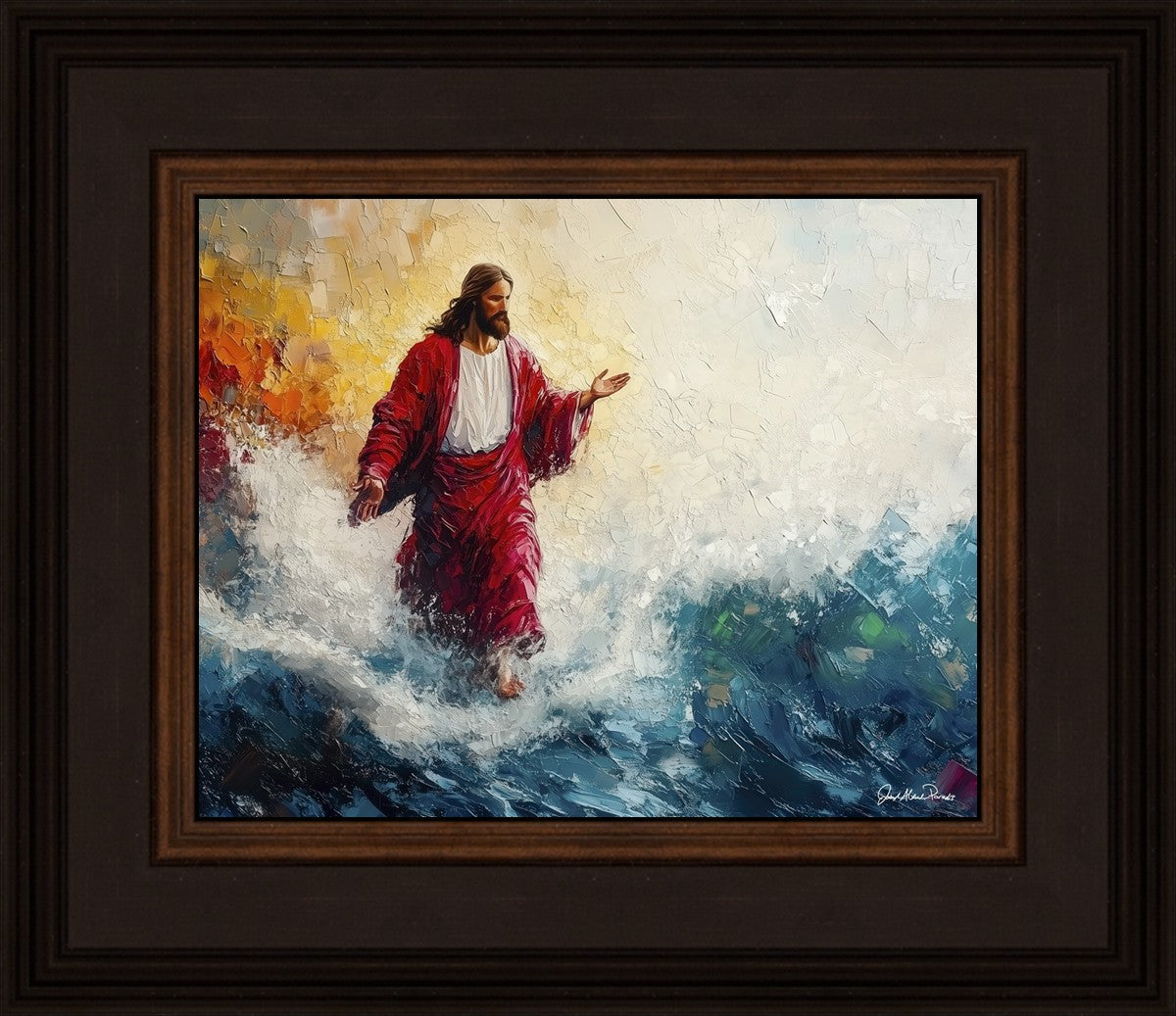 On The Surface By Joseph Alexander Paradis - Abstract Art Painting for Modern Home & Office Decor | Perfect for Living Rooms, Bedrooms & Workspaces