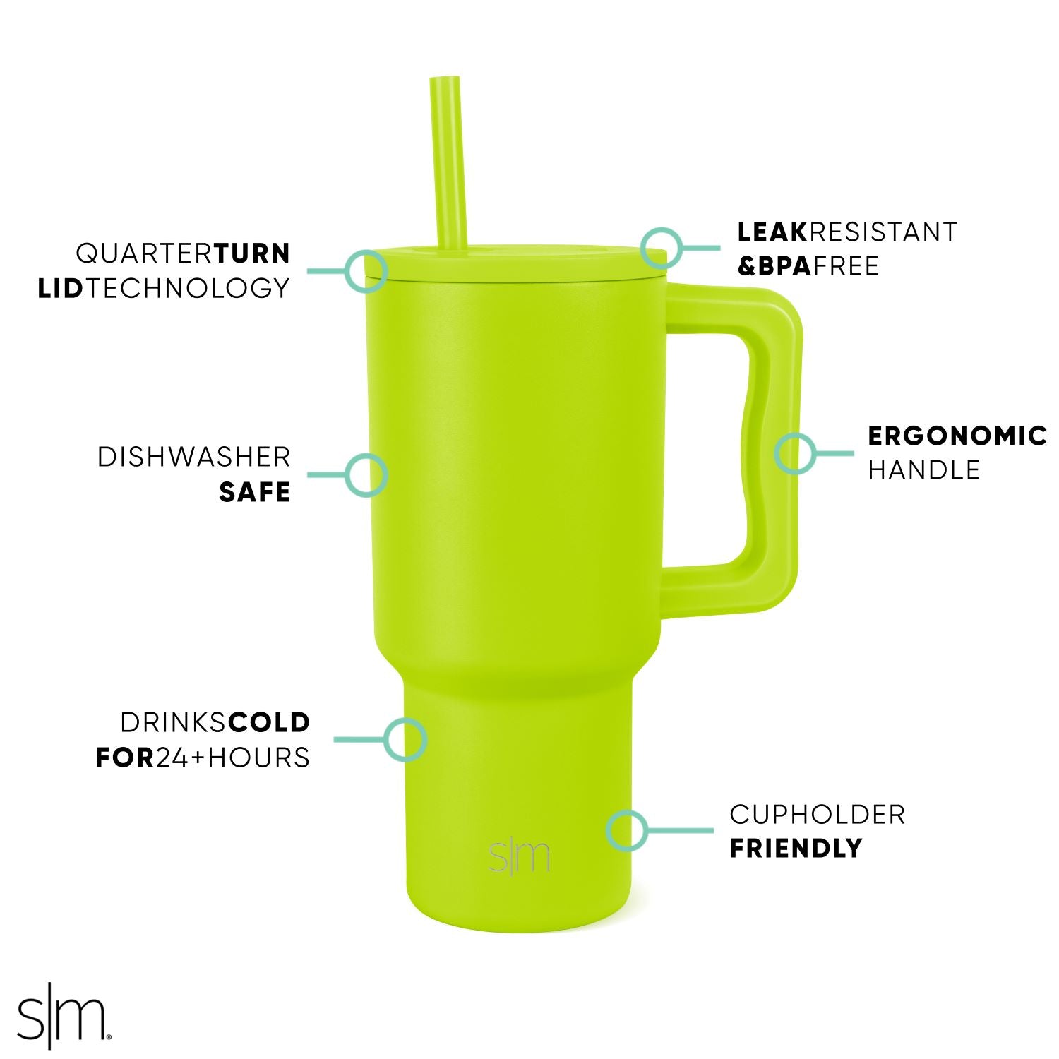 Premium Trek Tumbler 30oz - Insulated Stainless Steel Water Bottle with Lid & Straw - Leakproof & Sweatproof - Perfect for Hiking, Camping, Gym & Outdoor Adventures