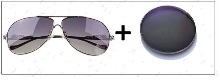 BCLEAR 1.56 Index Aspheric Photochromic Blue Light Blocking Myopia Lenses (Gray) - Perfect for Computer Work, Reading & Outdoor Activities