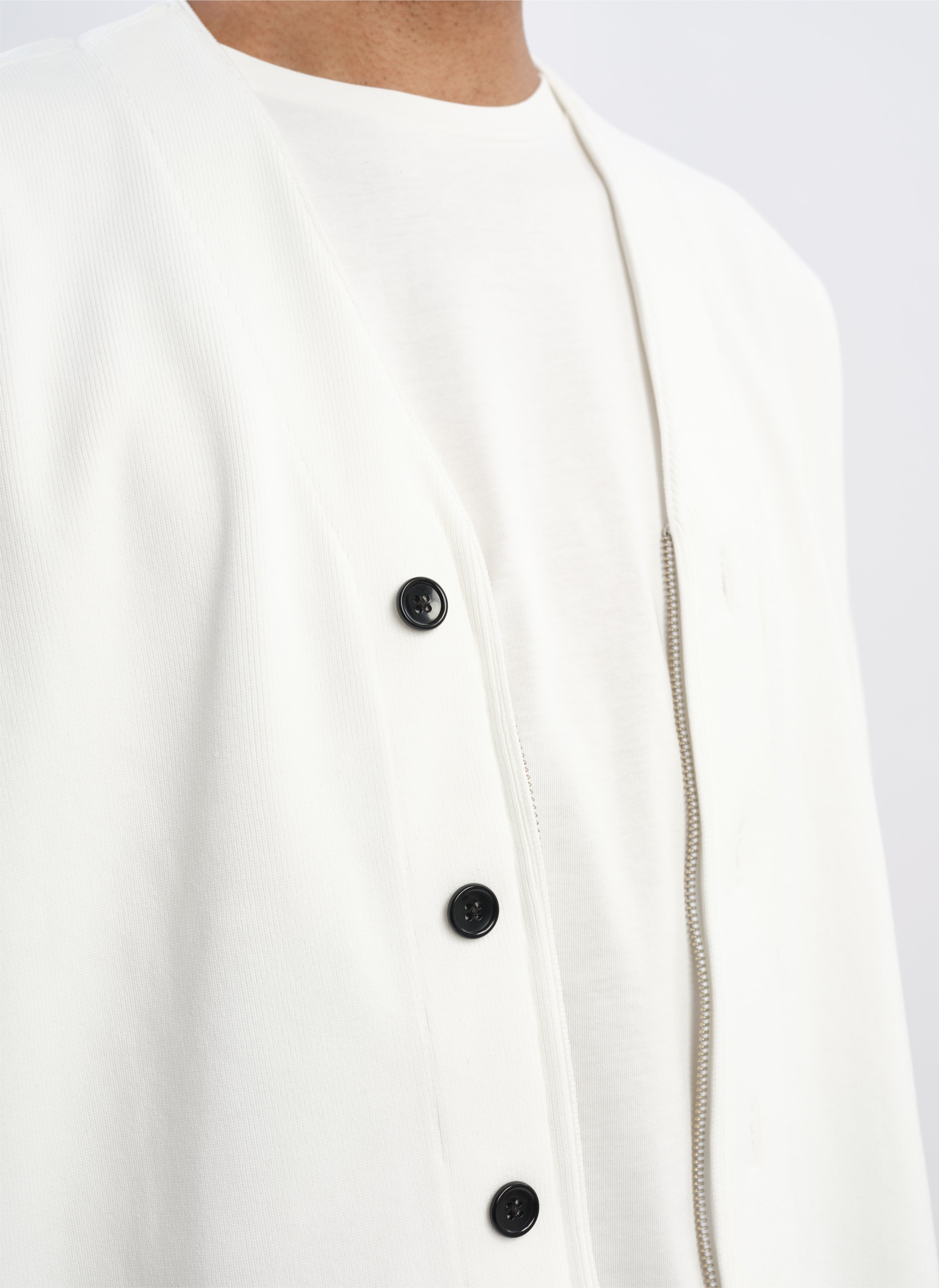 Stylish Polyester Business Knit Zipped Cardigan for Women - Perfect for Office Wear, Casual Outfits & Layering