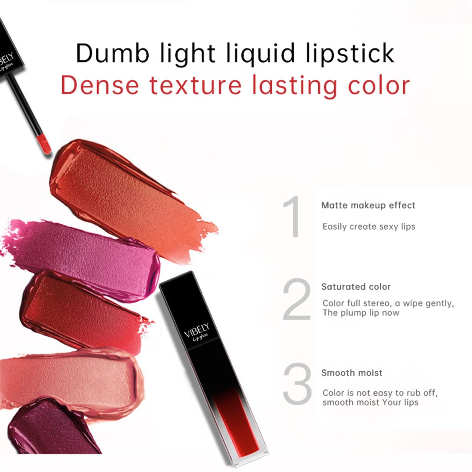 Korean Velvety Matte Liquid Lipstick & Lip Liner Set - Waterproof Long-Lasting Lip Tint, Smooth Lip Liner Pen | Perfect for Everyday Wear, Date Night, and Professional Makeup Looks