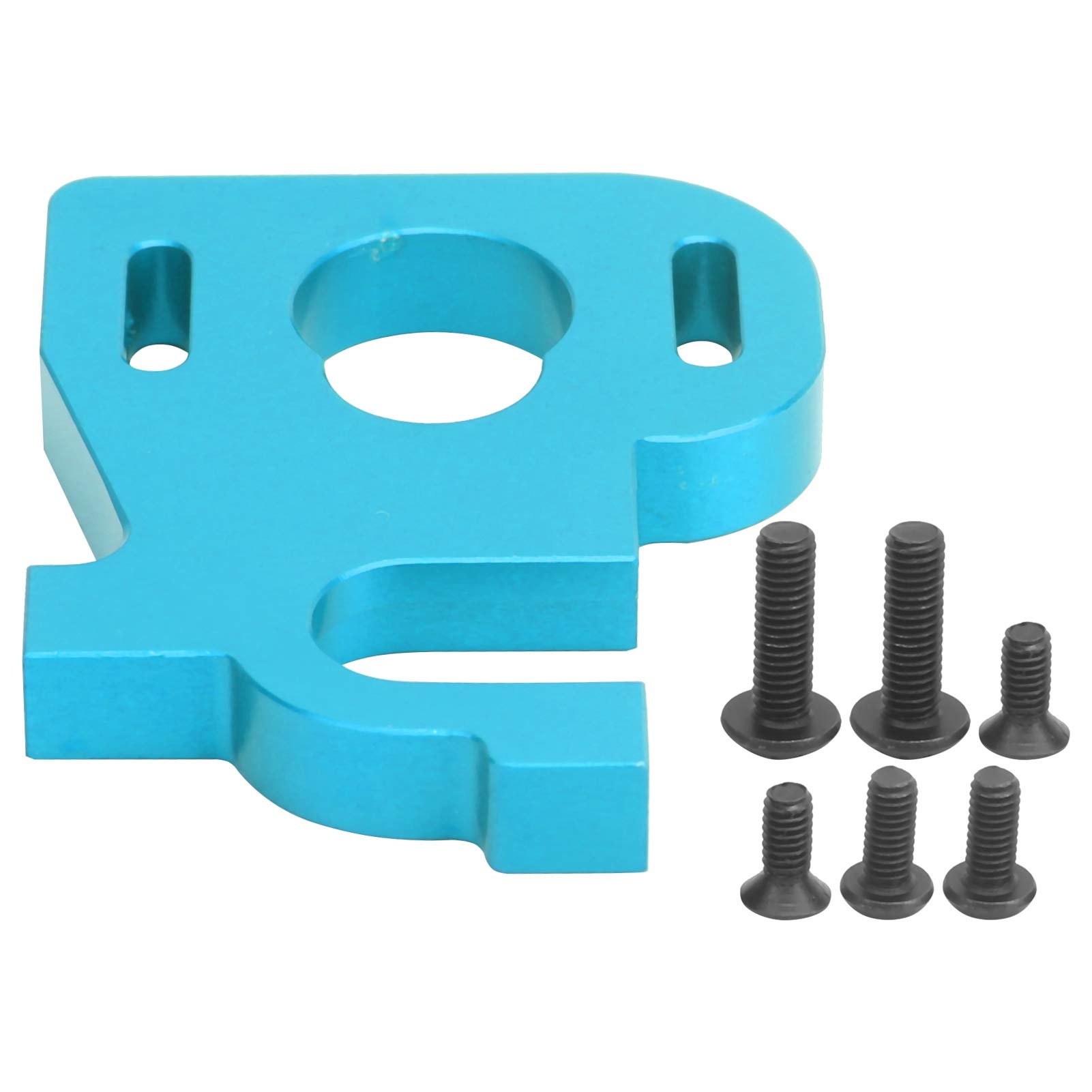 High-Quality Aluminum Alloy Adjustable RC Motor Mount Holder for Wltoys 1/14 144001 RC Car - Durable Blue Motor Mount Seat for Enhanced Performance - Perfect for RC Car Racing, Drifting and Off-Road Adventures