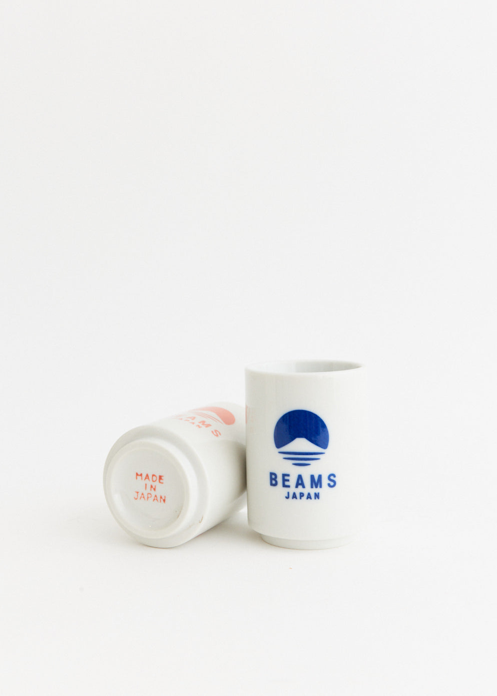 Beams Japan Ceramic Coffee Cups Set of 2 - Handmade Japanese Tea Mugs for Home, Office & Gift Giving