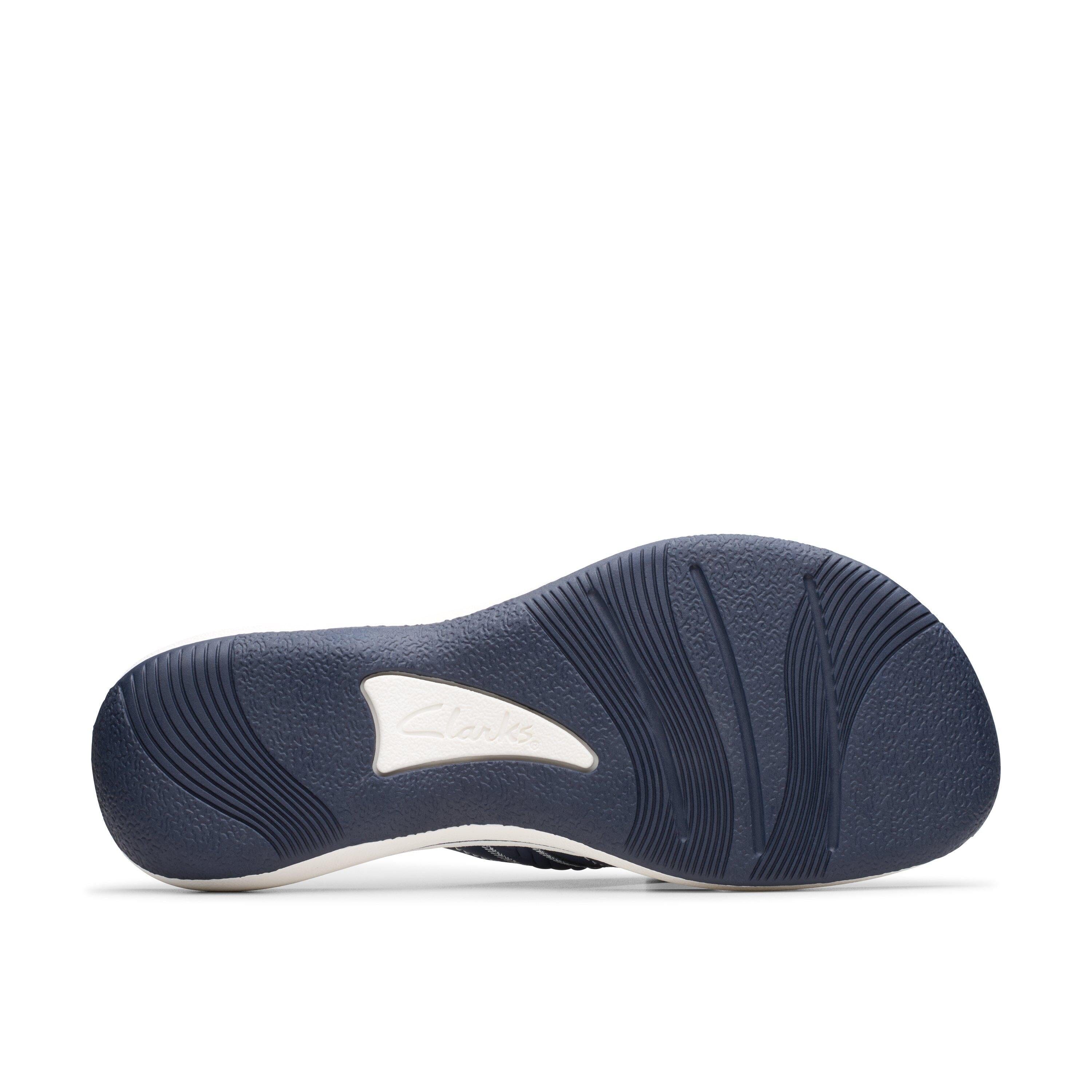 CLARKS BREEZY SUN Women's Comfortable Slip-On Sandals - Breathable & Lightweight Summer Shoes for Beach, Travel & Casual Wear