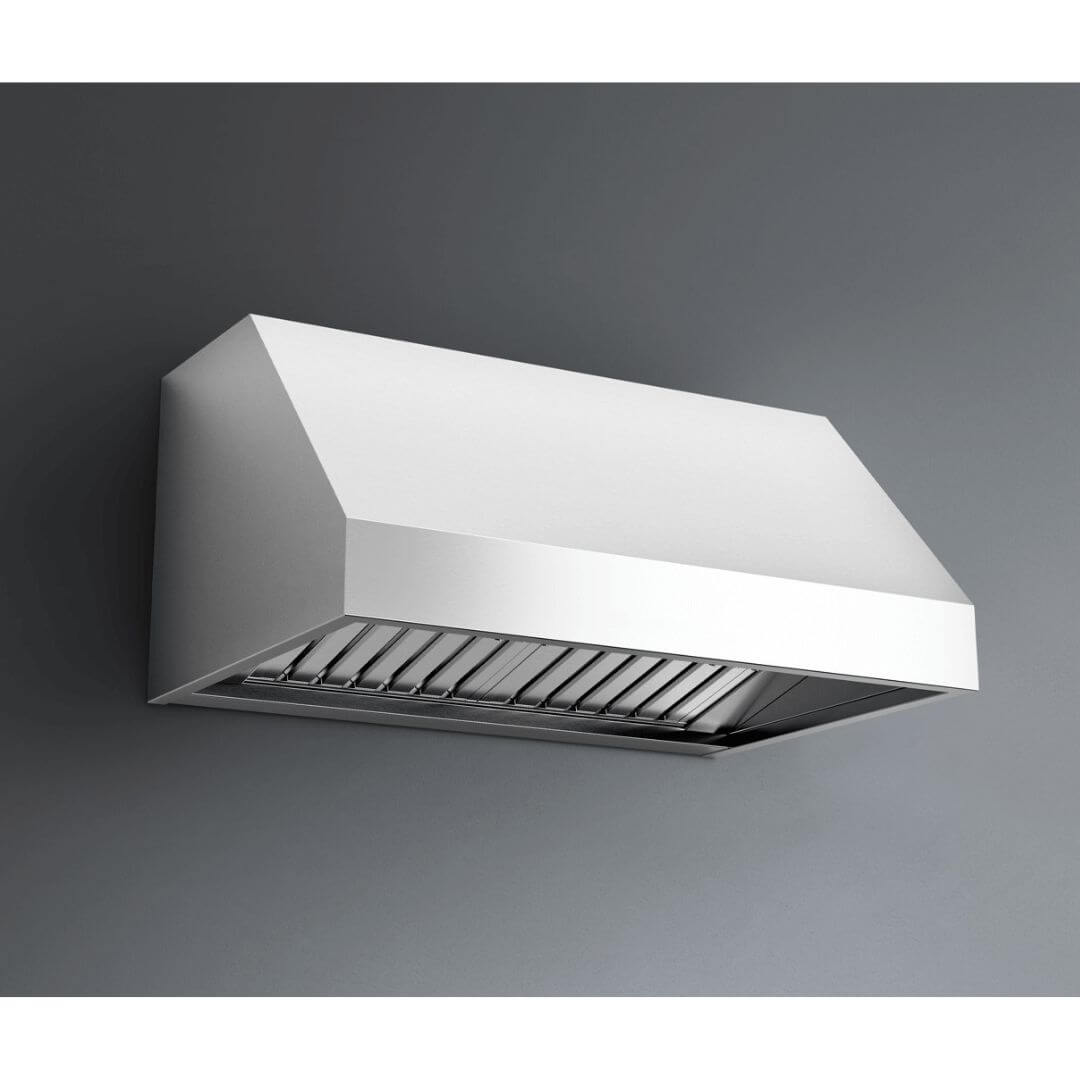 Falmec Zeus Professional Stainless Steel Wall Mount Range Hood - 36 Inch, 48 Inch & 54 Inch Sizes with Powerful Motor Options (FP18P) - Perfect for Modern Kitchens, Restaurants & Commercial Cooking Spaces