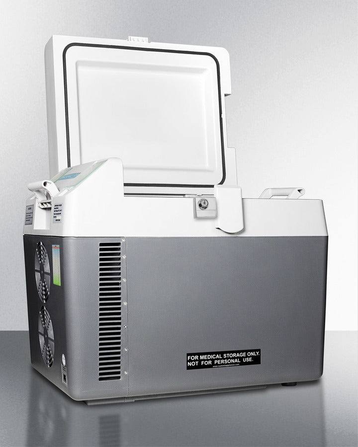 Accucold 26-Quart Portable Refrigerator and Freezer - Compact Mini Fridge for Camping, Travel, Road Trips & Outdoor Adventures - 12V/24V DC & 110V AC Power Options