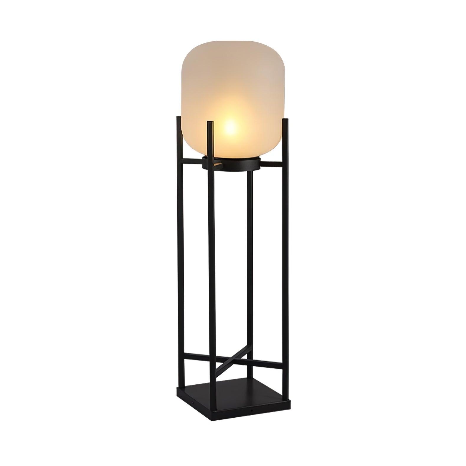 Solar Powered Outdoor Floor Lantern - Waterproof & Durable for Garden, Patio, Pathway Lighting | Perfect for Backyard, Camping, and Landscape Decor
