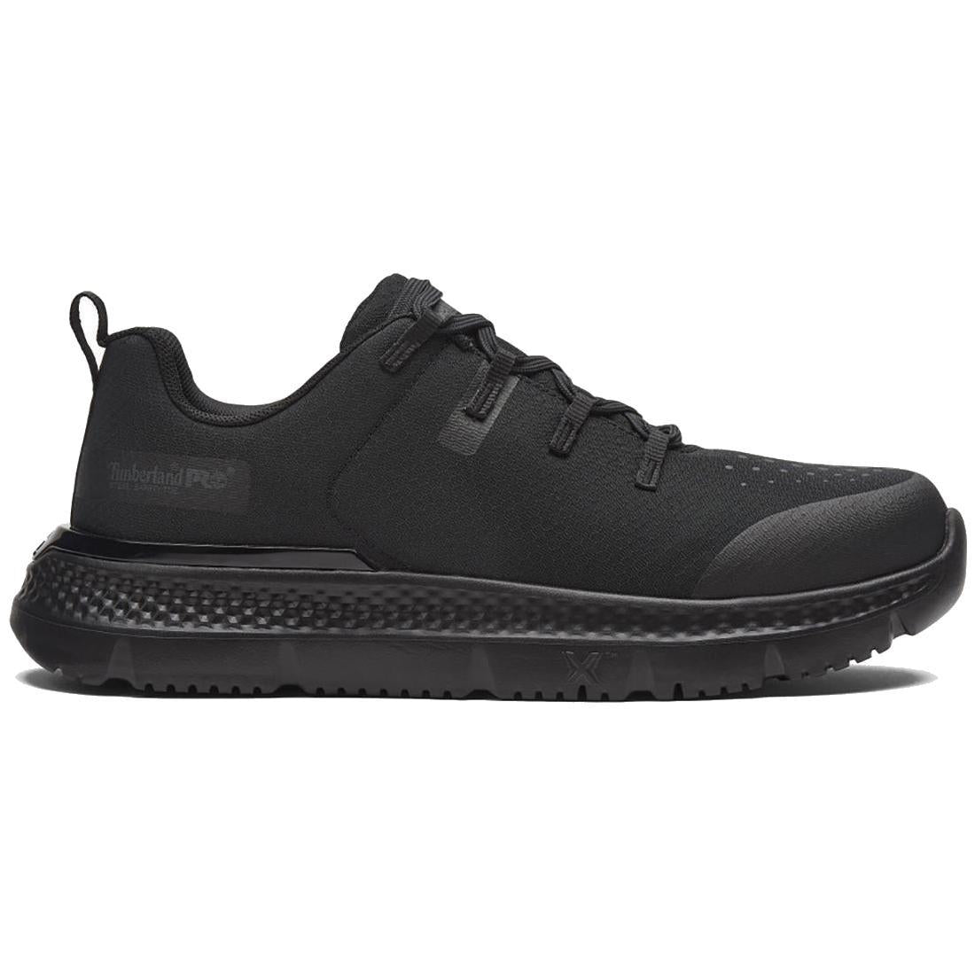 Intercept Steel Toe Oxford Work Shoes for Men - Black Safety Shoes for Construction & Industrial Work | Comfortable & Durable Work Boots