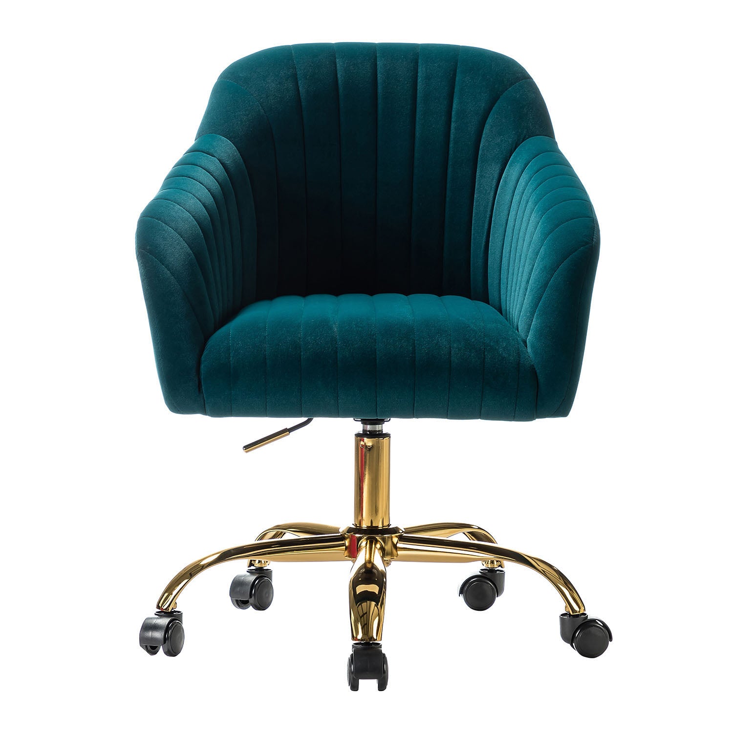 Luxury Velvet Office Chair - Ergonomic Desk Chair with Adjustable Height for Home & Workspace - Perfect for Remote Work, Gaming & Study