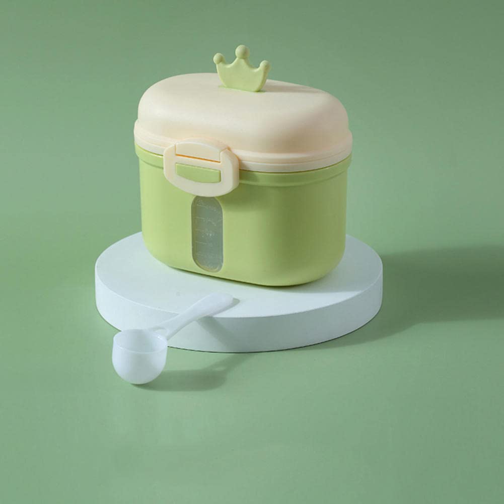 DODHRUBEWKL 240ml Baby Formula Dispenser - Portable Travel Milk Powder Container with Measuring Spoon, BPA-Free Baby Food Storage for Infants & Toddlers - Perfect for On-the-Go Feeding at Home, Travel, Daycare