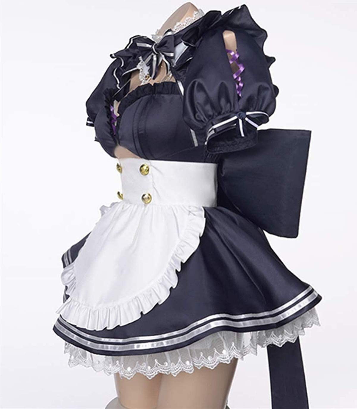 Fate Grand Order Mash Kyrielight Cosplay Costume - Anime Maid Dress Halloween Outfit Full Set for Women (Size M) | Perfect for Conventions, Cosplay Events & Halloween Parties