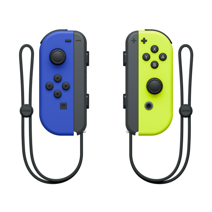 Original Nintendo Joy-Con (L/R) Wireless Controllers for Switch - Neon Red/Blue - Perfect for Multiplayer Gaming & Motion Controls