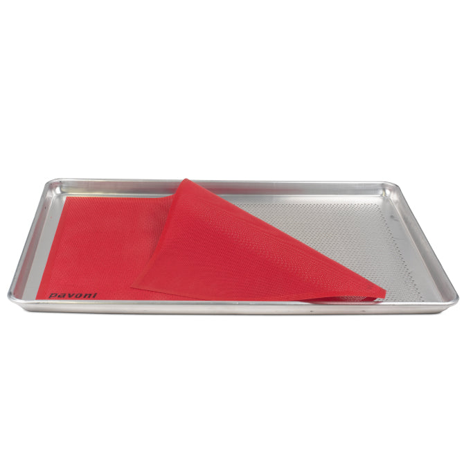 Non-Stick Pavoni Forosil Perforated Baking Mat - Premium Silicone Pastry Sheet for Cookies, Bread & Pizza - Perfect for Home Baking, Pastry Chefs & Commercial Kitchens