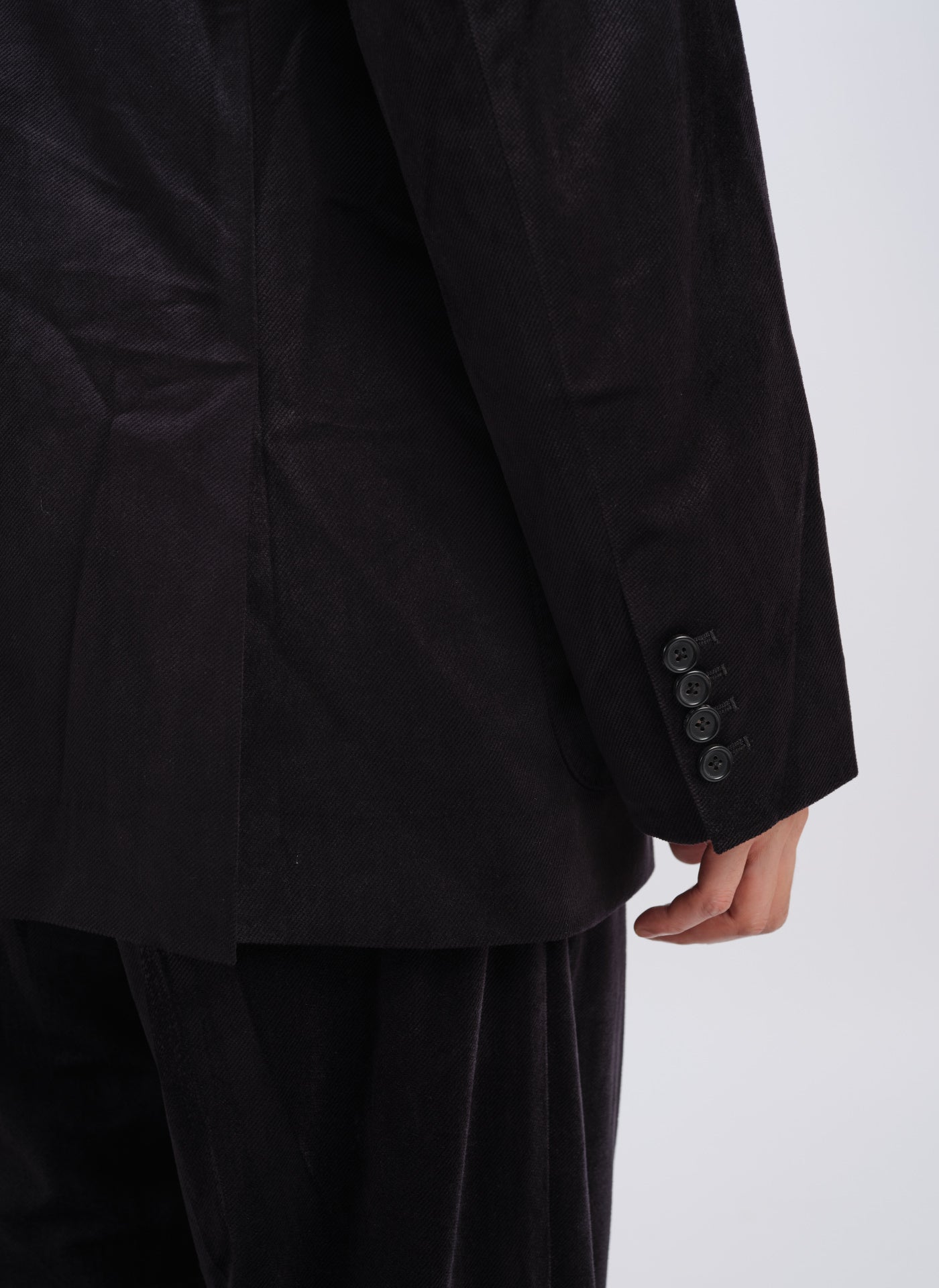 Premium Micro Polyester Velour Twill Blazer for Men - Elegant Business Suit Jacket for Office, Weddings & Formal Events