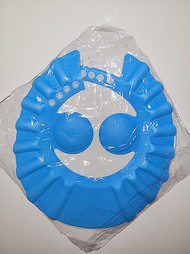 Blue Baby Shower Cap - Soft & Comfortable Newborn Hat for Hospital Photos, Christening & First Birthday - Perfect Baby Shower Gift & Newborn Photography Prop