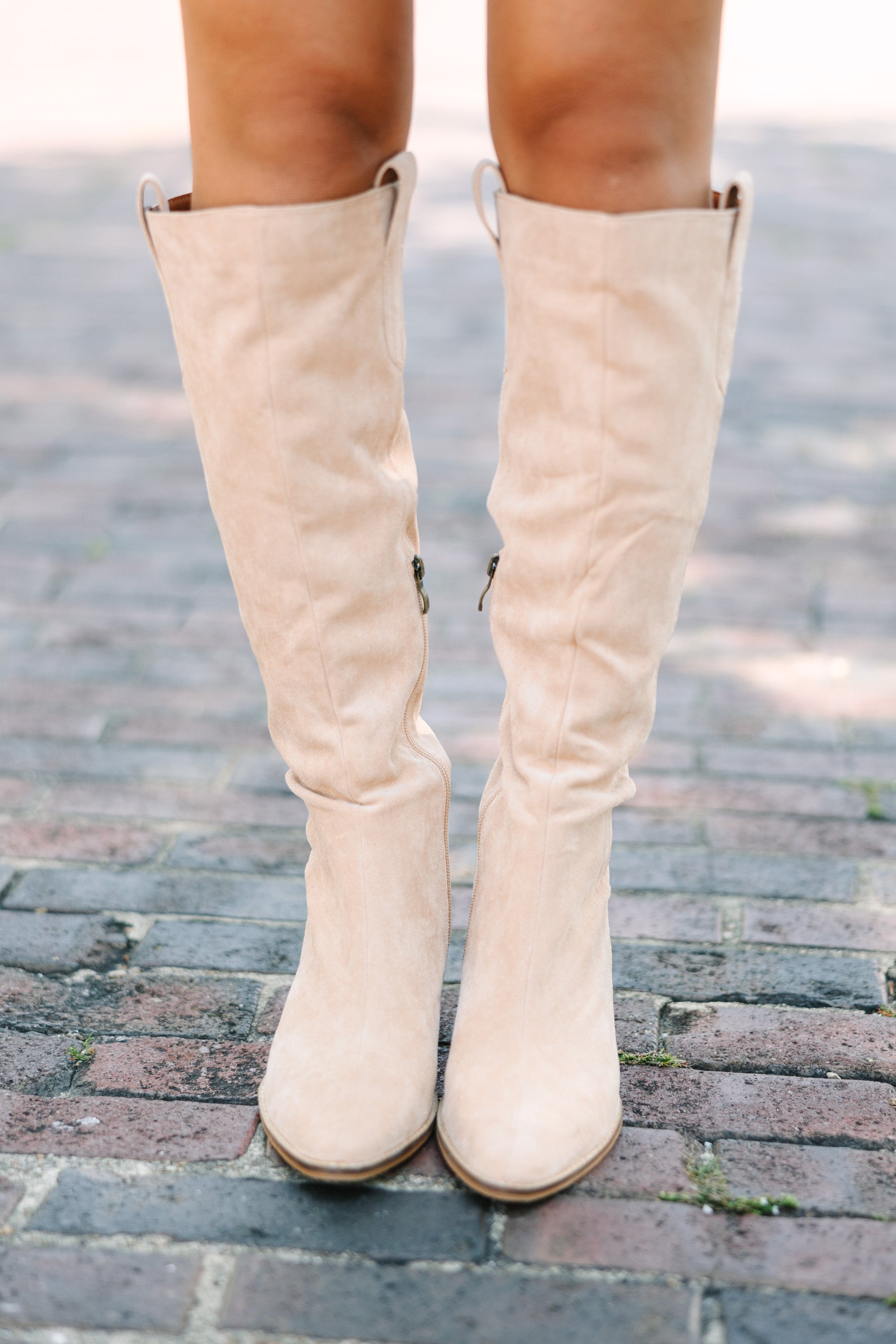 Always Be Near Taupe Brown Boots for Women - Comfortable Ankle Booties with Chunky Heel | Perfect for Fall, Winter & Casual Outfits