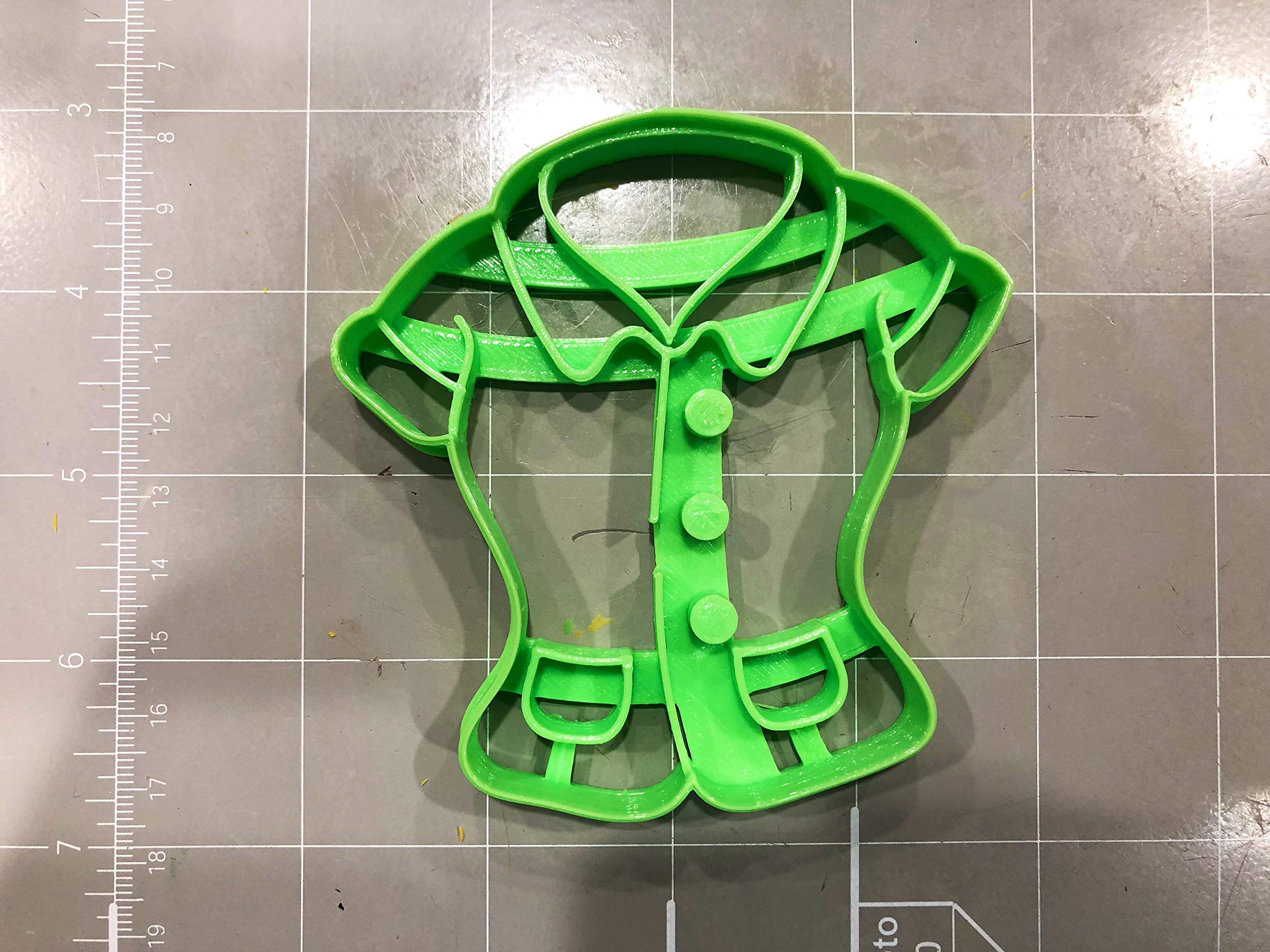 Nurse Coat Cookie Cutter - Stainless Steel Medical Themed Cookie Cutters for Baking, DIY Cookies, Cupcake Decorations - Perfect for Nurse Appreciation Gifts, Medical School Graduations & Healthcare Worker Parties