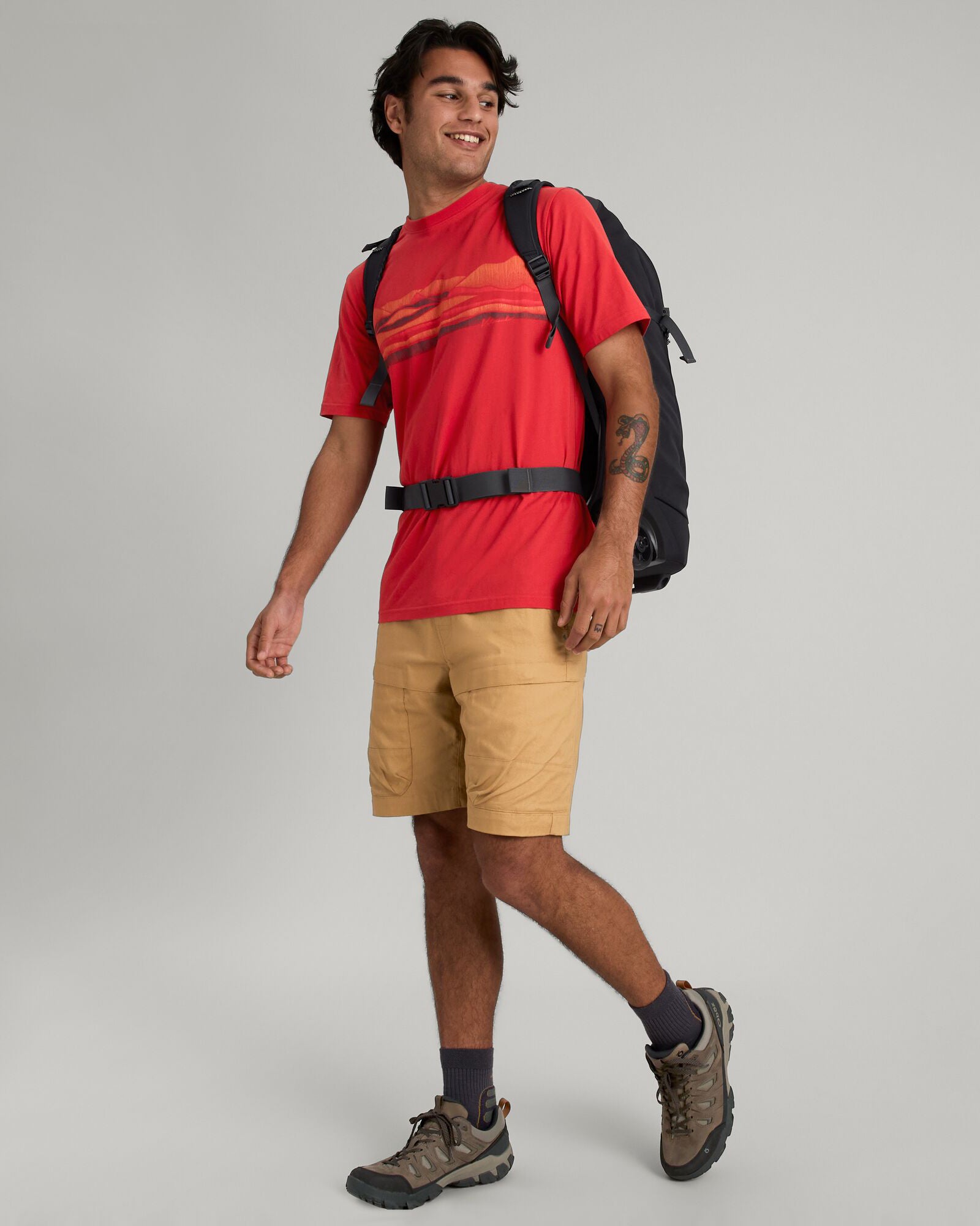 Hybrid Trolley v5 50L Black Stingray Waterproof Travel Backpack - Perfect for Camping, Hiking & Business Trips