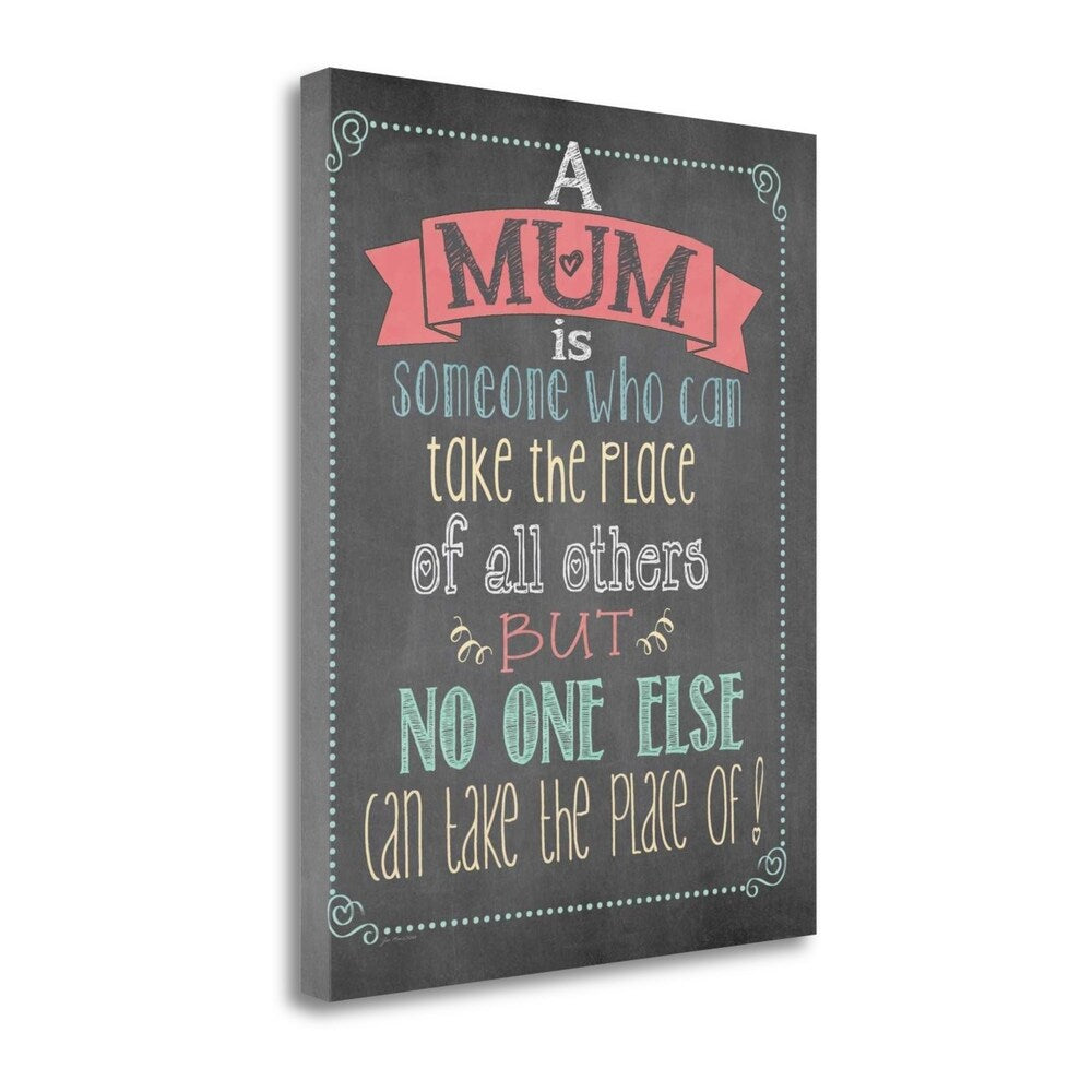 Fine Art Giclee Print 'A Mum' by Jo Moulton - Gallery Wrapped Canvas Wall Art - Ready to Hang - Perfect for Living Room, Bedroom & Office Decor