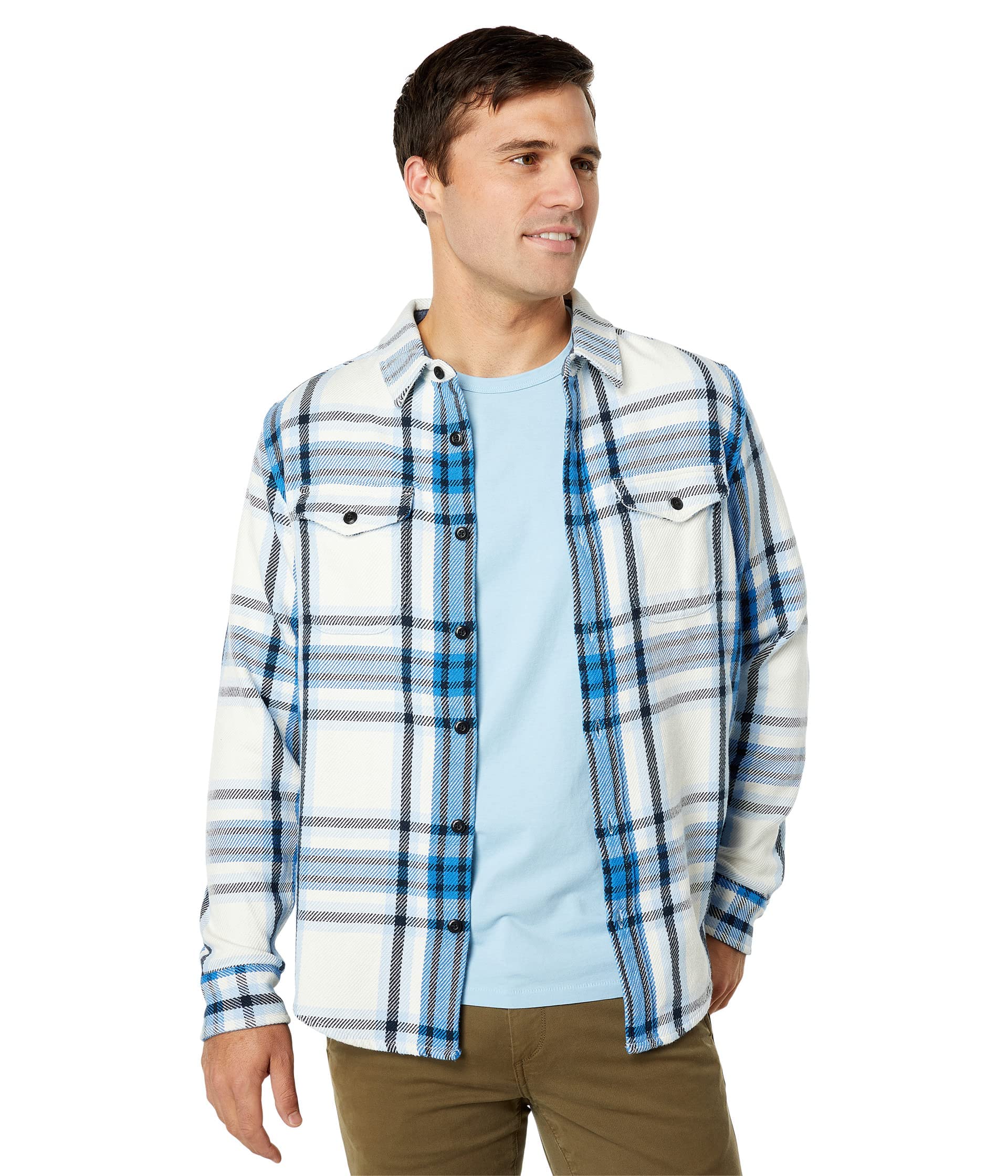 Outerknown Blanket Shirt for Men & Women | Cozy Fleece Overshirt | Perfect for Camping, Lounging & Travel | Sustainable Eco-Friendly Fashion