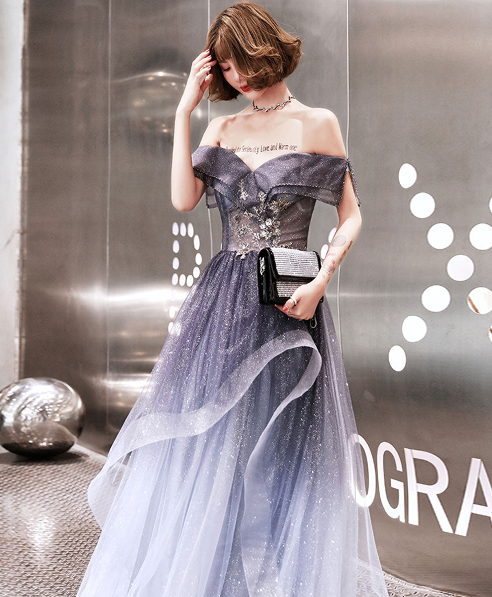 Elegant Purple Sweetheart Tulle Long Prom Dress for Women - Perfect for Evening Gowns, Homecoming Dances & Formal Events