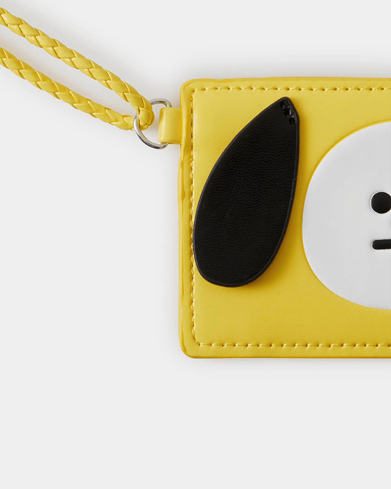 BT21 CHIMMY Strap Card Holder - Cute BTS Phone Wallet for Credit Cards & ID - Perfect for K-Pop Fans, Concerts, and Everyday Use