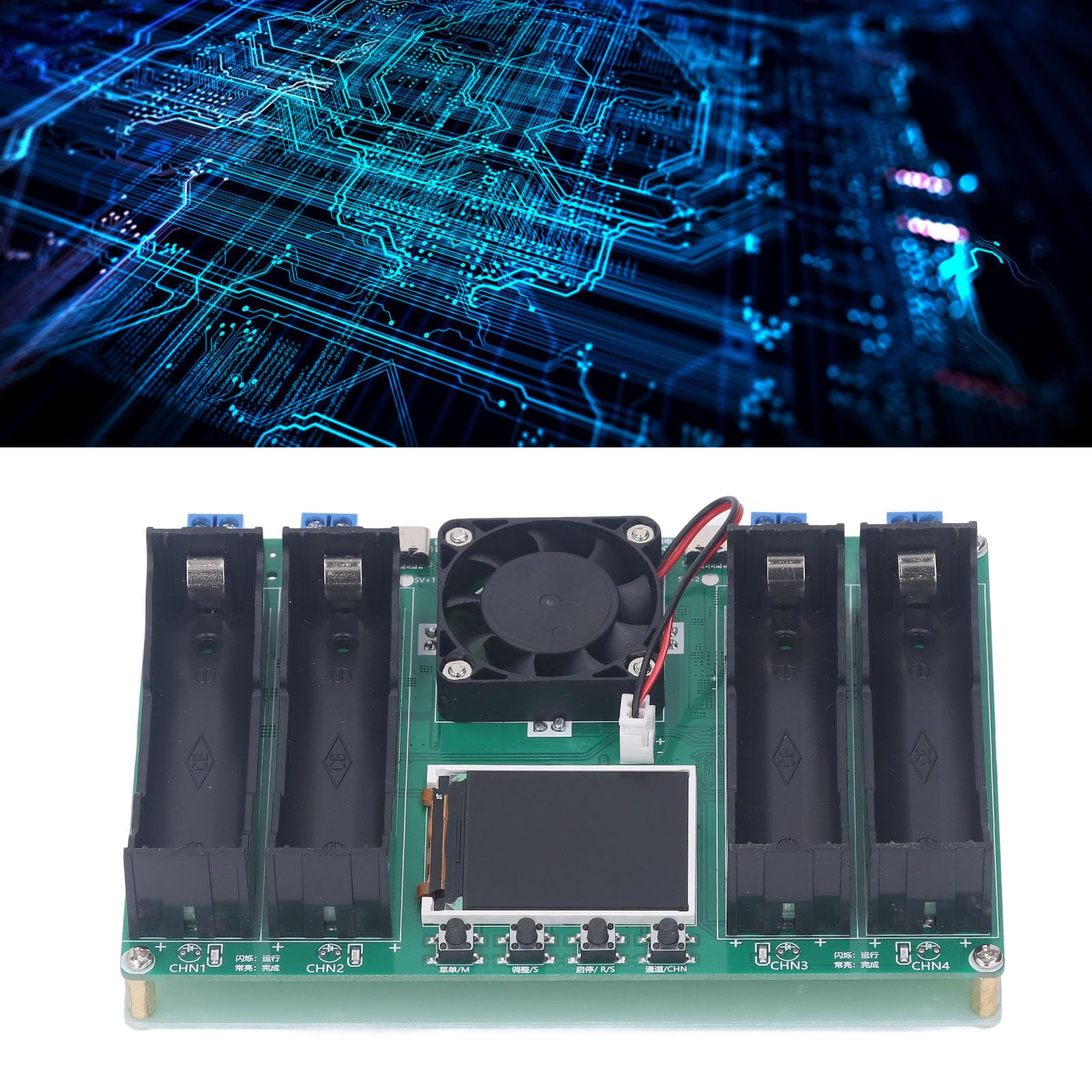 Digital Battery Capacity Tester Module - Accurate Power Meter for AA AAA Li-ion 18650 Batteries - Perfect for DIY Electronics, RC Toys, and Home Energy Storage Systems