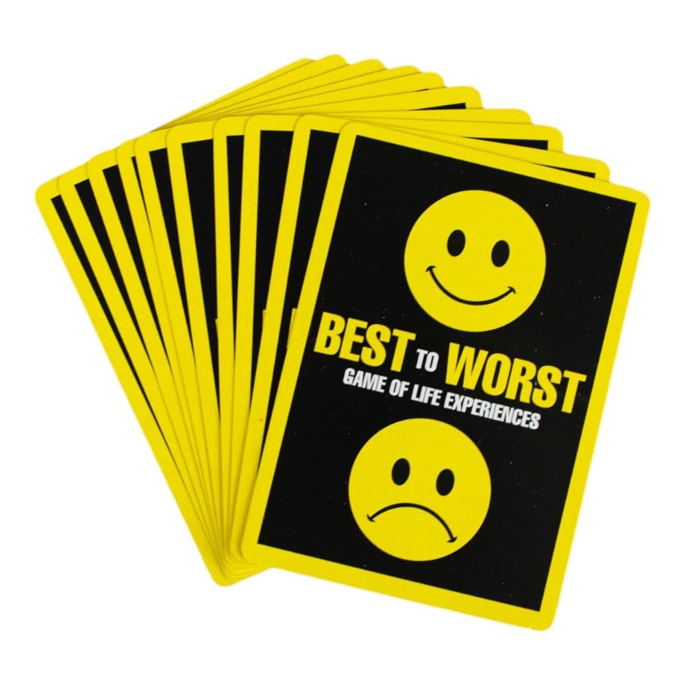 Go! Games - Fun Party & Family Card Game for All Ages | Best or Worst Challenge | Perfect for Game Nights, Travel & Social Gatherings