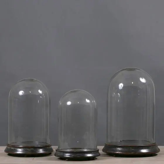 Mini Glass Cloche Dome - 6 Inch Clear Glass Bell Jar for Candle Display, Dessert Cover, Cake Stand, and Home Decor - Perfect for Weddings, Parties, and DIY Crafts