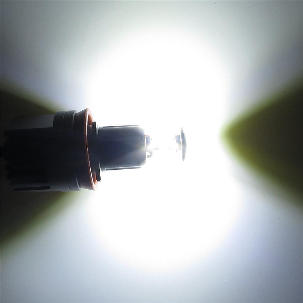 H8 CREE LED Angel Eyes 360 Degree Halo Light Bulb - 6000K Xenon White for BMW 3/5/7 Series - Durable Headlight Upgrade for Night Driving & Enhanced Visibility