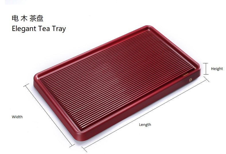 Premium Bamboo Tea Tray with Drainage - Elegant Brewing Tray for Chinese Gongfu Tea Ceremony | Perfect Tea Accessories for Home, Office & Gifts