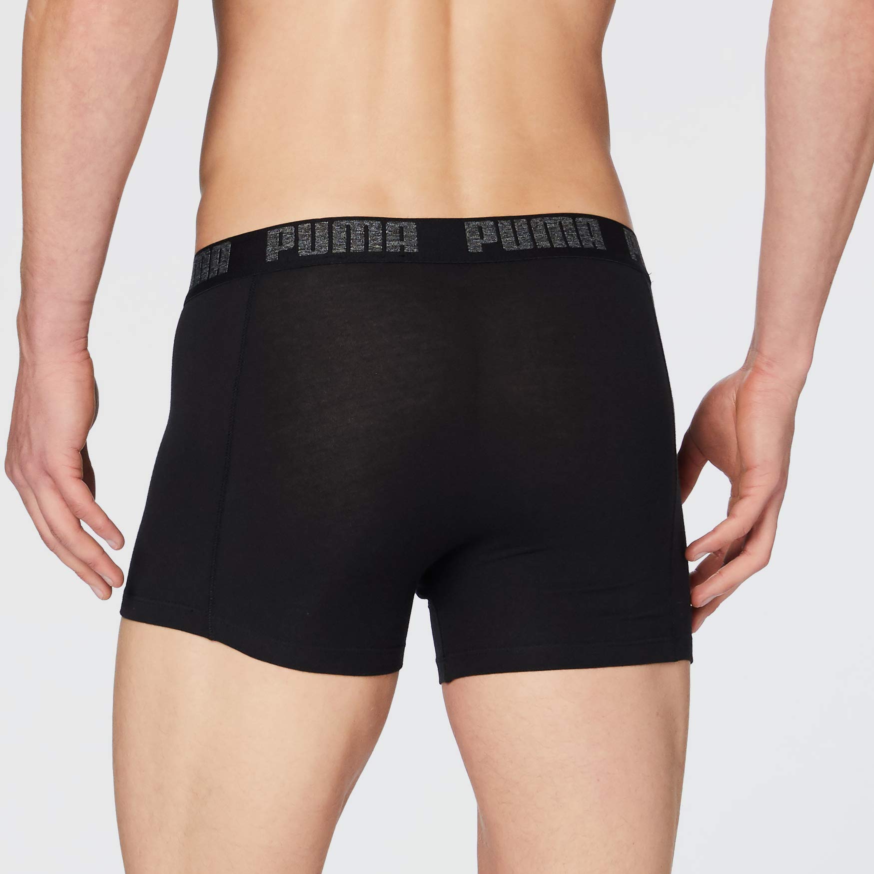 PUMA Basic Men's Boxer Briefs 5-Pack - Soft Cotton Underwear for Men - Comfortable Daily Wear & Gym Workout Underwear