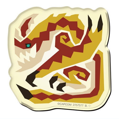 Monster Hunter 20th Anniversary Collectible Magnet Set - Bandai 1.5 Inch Character Magnets for Fans & Gamers | Perfect for Fridge Decor, Gaming Room Display & Gift Giving