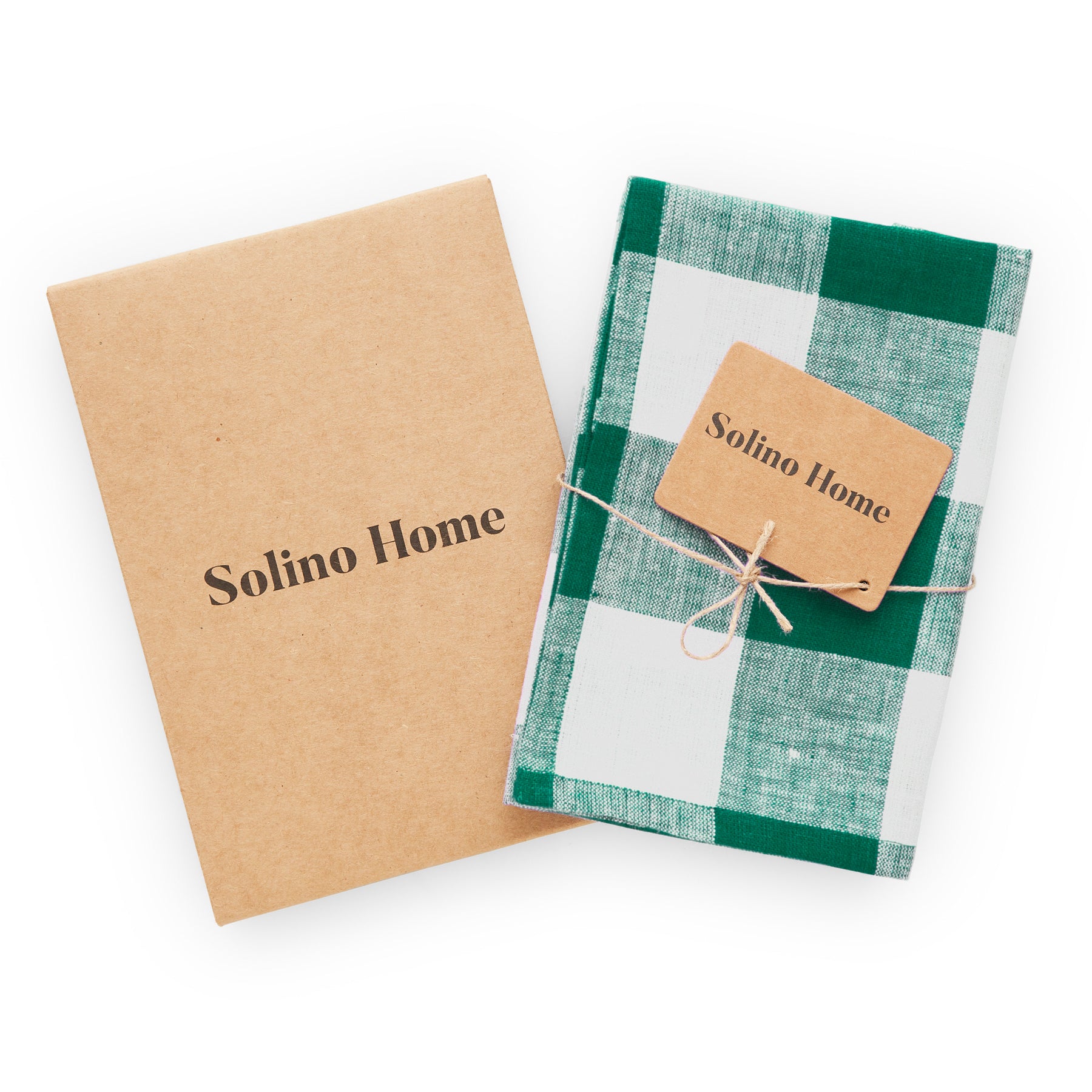 Buffalo Check Cotton Kitchen Towels Set of 2 - Absorbent & Durable Dish Cloths for Drying Dishes, Cleaning & Decor - Farmhouse Style Kitchen Essentials