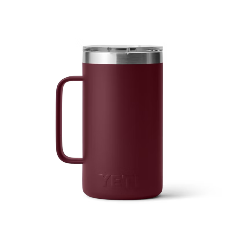 Yeti Rambler 24 oz Stainless Steel Insulated Mug with MagSlider™ Lid - Keeps Drinks Hot/Cold for Hours - Perfect for Camping, Travel & Office Use
