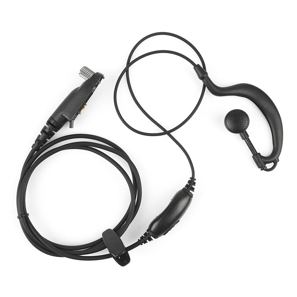 Radio Earpiece Mic PTT Headset for Radioddity GD-55 & GD-55 Plus - Lightweight Communication Headset with Noise Reduction (Ideal for Security, Construction & Outdoor Activities)