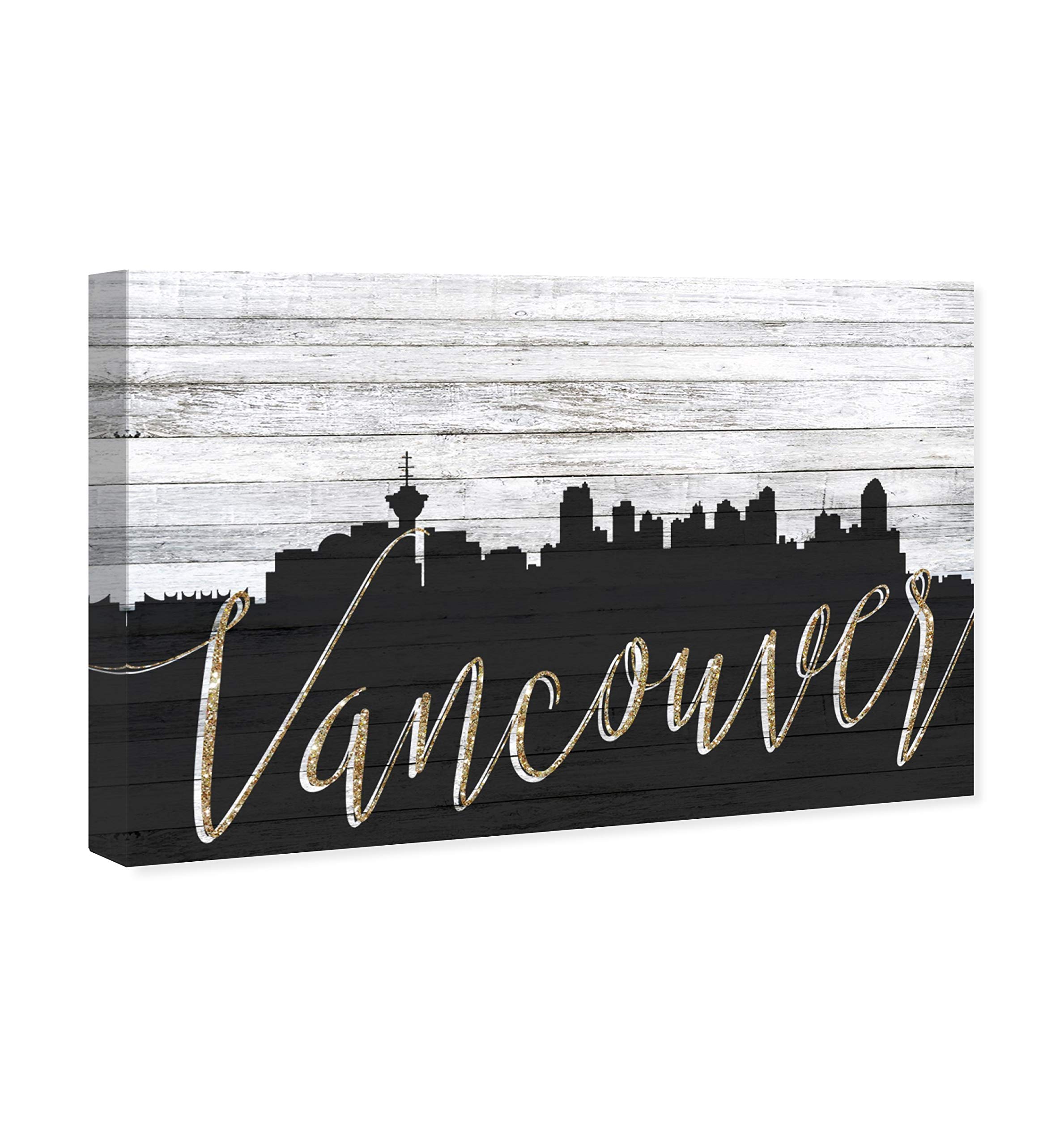 Vancouver Skyline Wall Art Canvas Print - 36