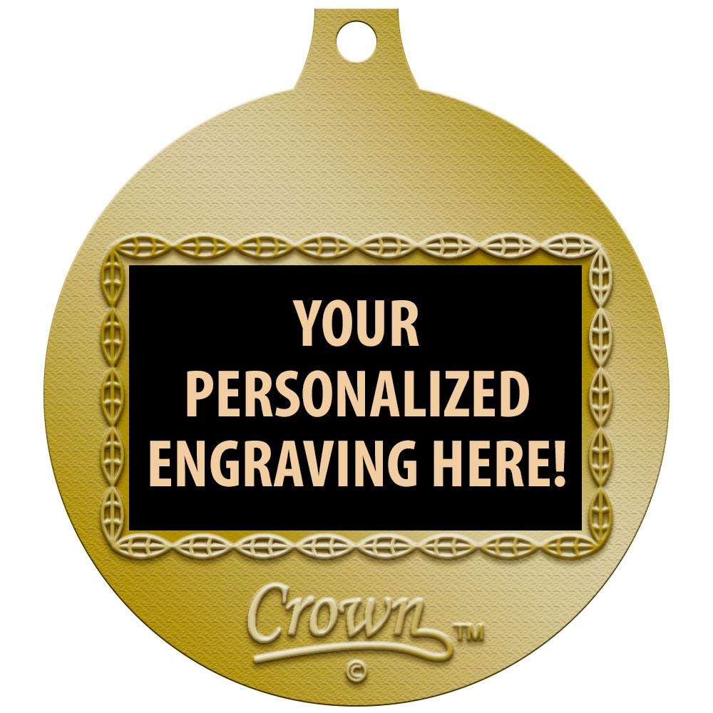 Custom Dance Medals 2 Inch - Personalized Engraved Dance Awards with Free Neck Ribbon - Perfect for Dance Competitions, Recitals & Ballet Performances