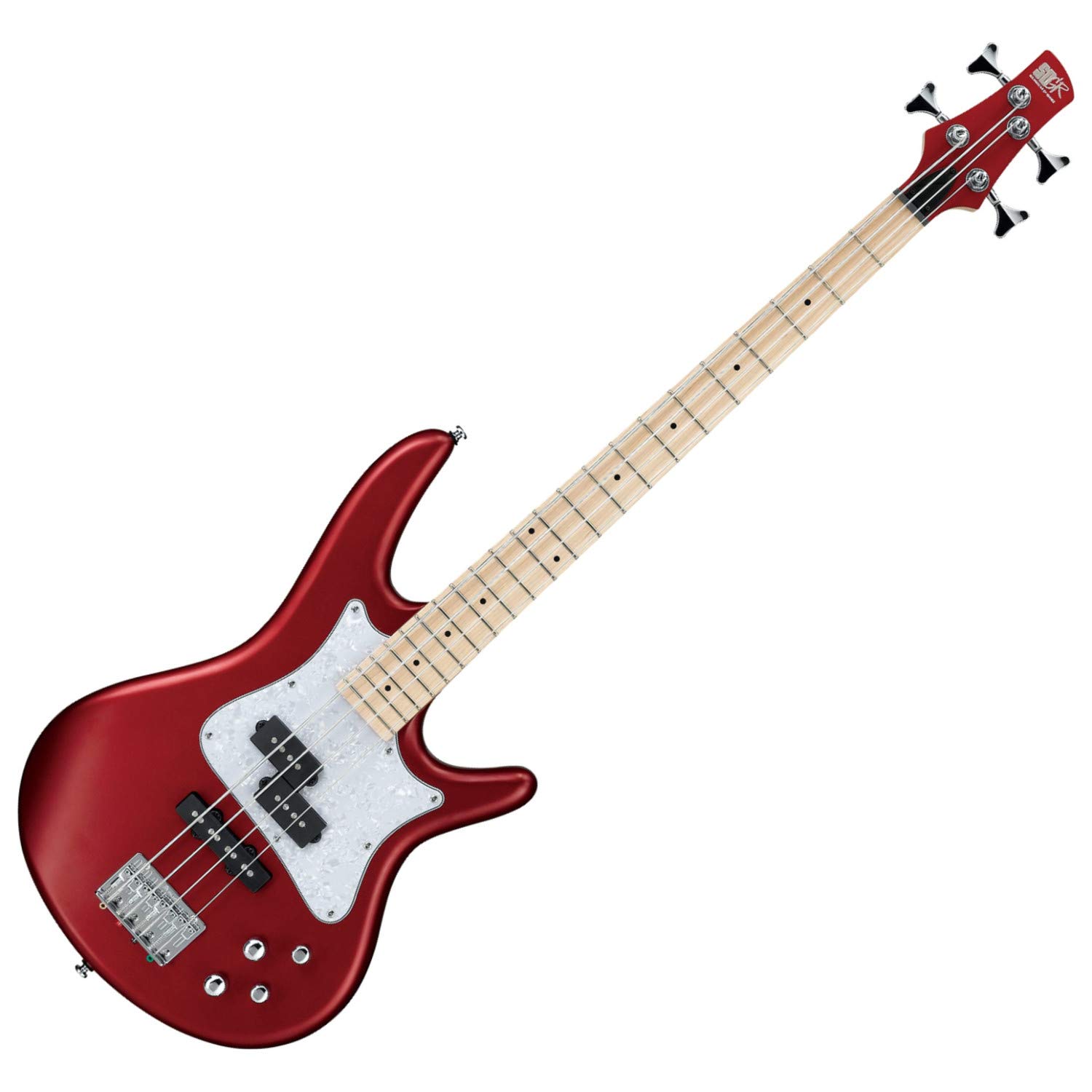 Ibanez Mezzo SRMD200 Short Scale Bass Guitar - Candy Apple Matte Finish | Perfect for Beginners, Studio Recording & Live Performances
