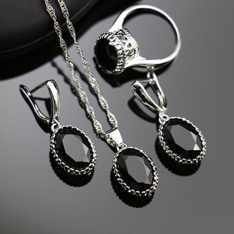 Elegant Bridal Wedding Jewelry Set with Diamond Hair Claw - Perfect for Bridal Shower, Wedding Ceremony & Formal Dinner Parties