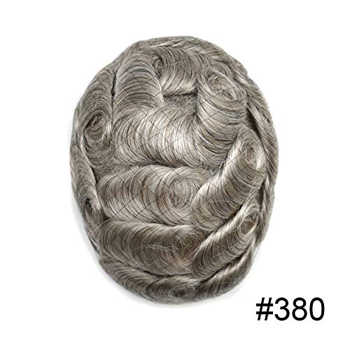 #380 3# DARK BROWN WITH 80% SYNTHETIC GREY-100% medium light to medium density