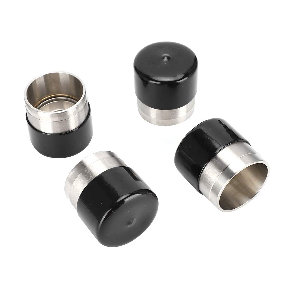 4-Pack 1.98 Inch Stainless Steel Boat Trailer Rollers with Protective Cover - Corrosion Resistant Marine Grade 304 Stainless Steel - Perfect for Boat Trailers, Docks & Watercraft Maintenance