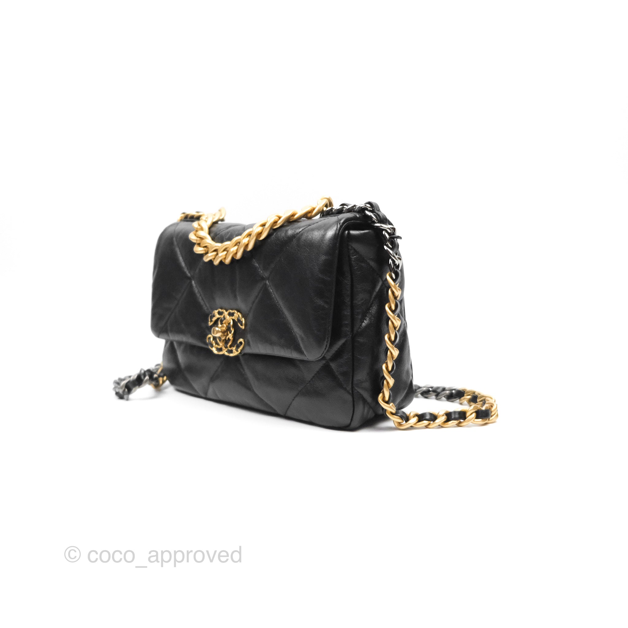 Chanel 19 Small Handbag Black Mixed Hardware - Luxury Designer Crossbody Bag for Women, Perfect for Date Night & Evening Events