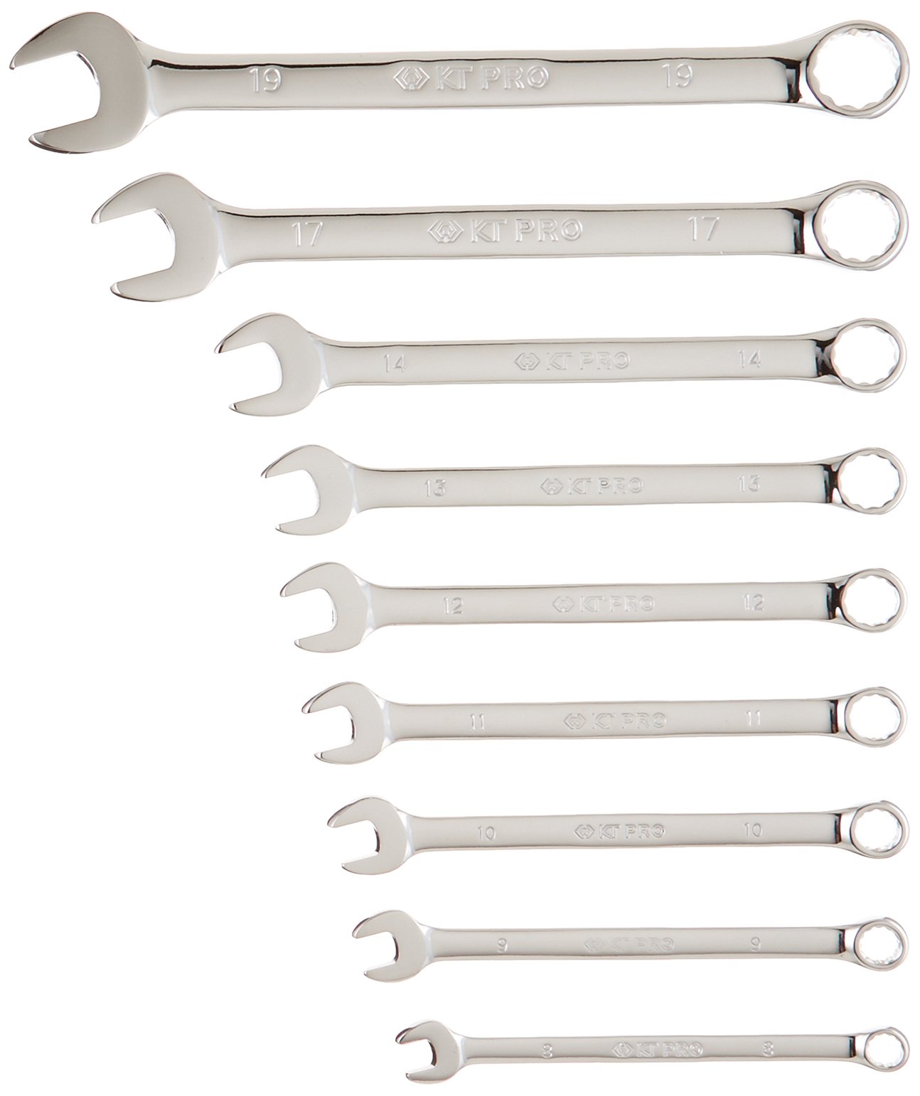 9-Piece Combination Wrench Set (Metric) - Perfect for Automotive Repair, DIY Projects, and Home Maintenance