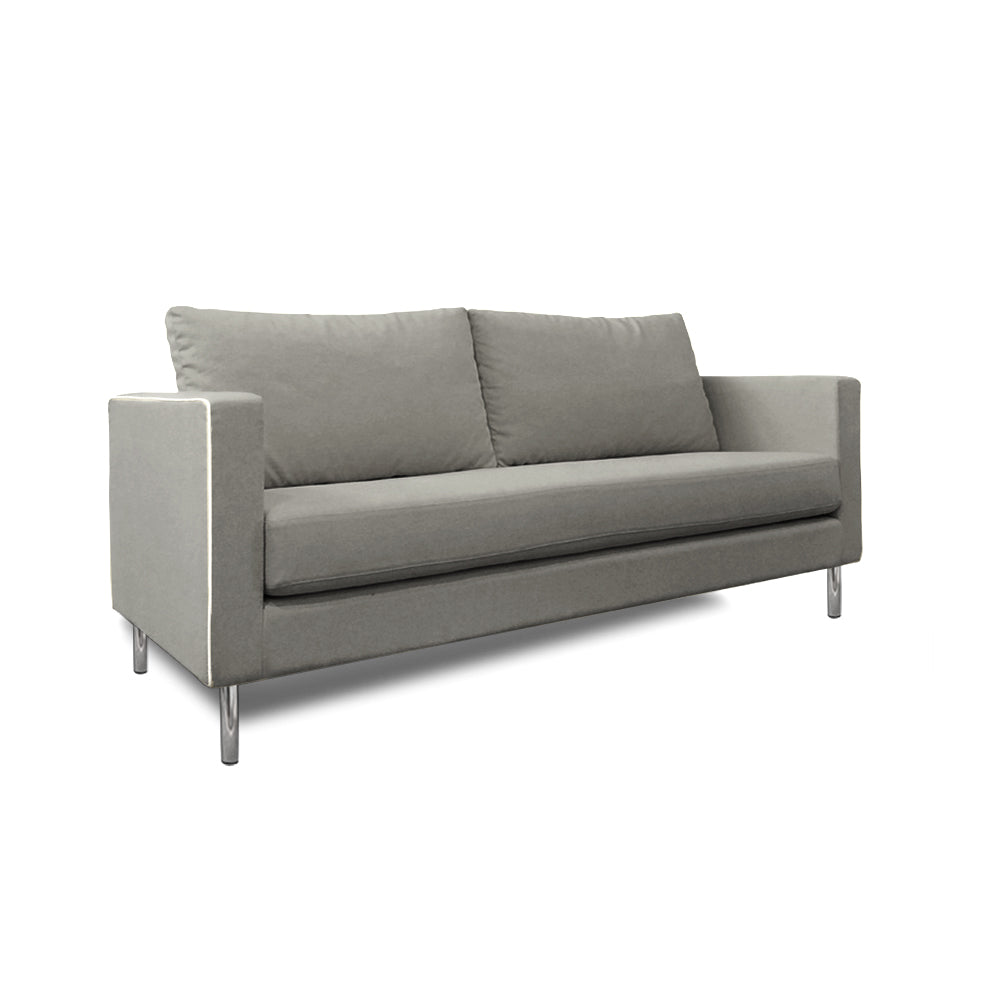 Lexus 2.5 Seater Sofa - Modern Fabric Living Room Couch for Small Spaces, Apartments & Studios | Comfortable Compact Loveseat for Relaxing, Watching TV & Hosting Guests