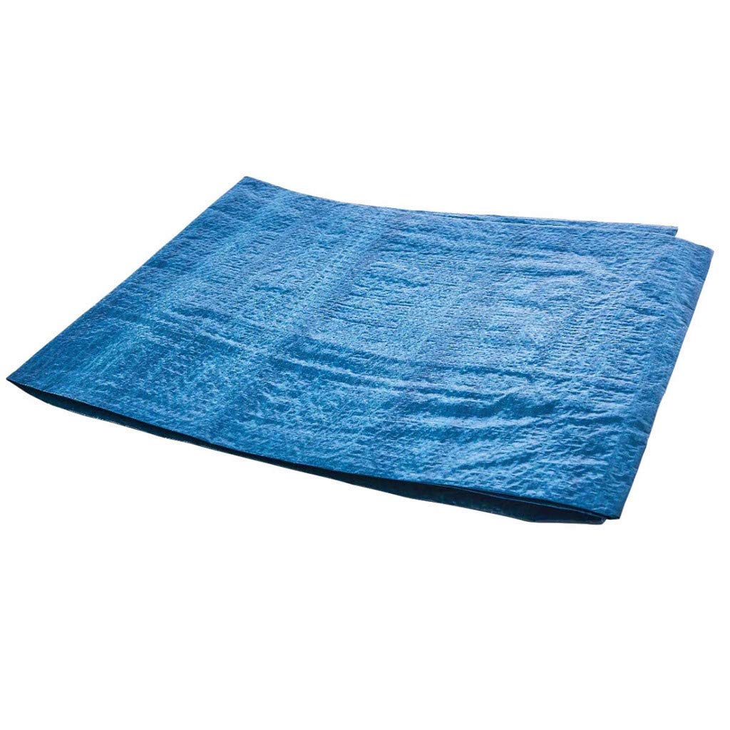 UNKN Blue Rectangular Swimming Pool Mat - Dustproof Waterproof Floor Cover for Outdoor Pools (445x254cm) - Perfect for Backyard Pool Parties, Summer Fun & Kids Play Area Protection