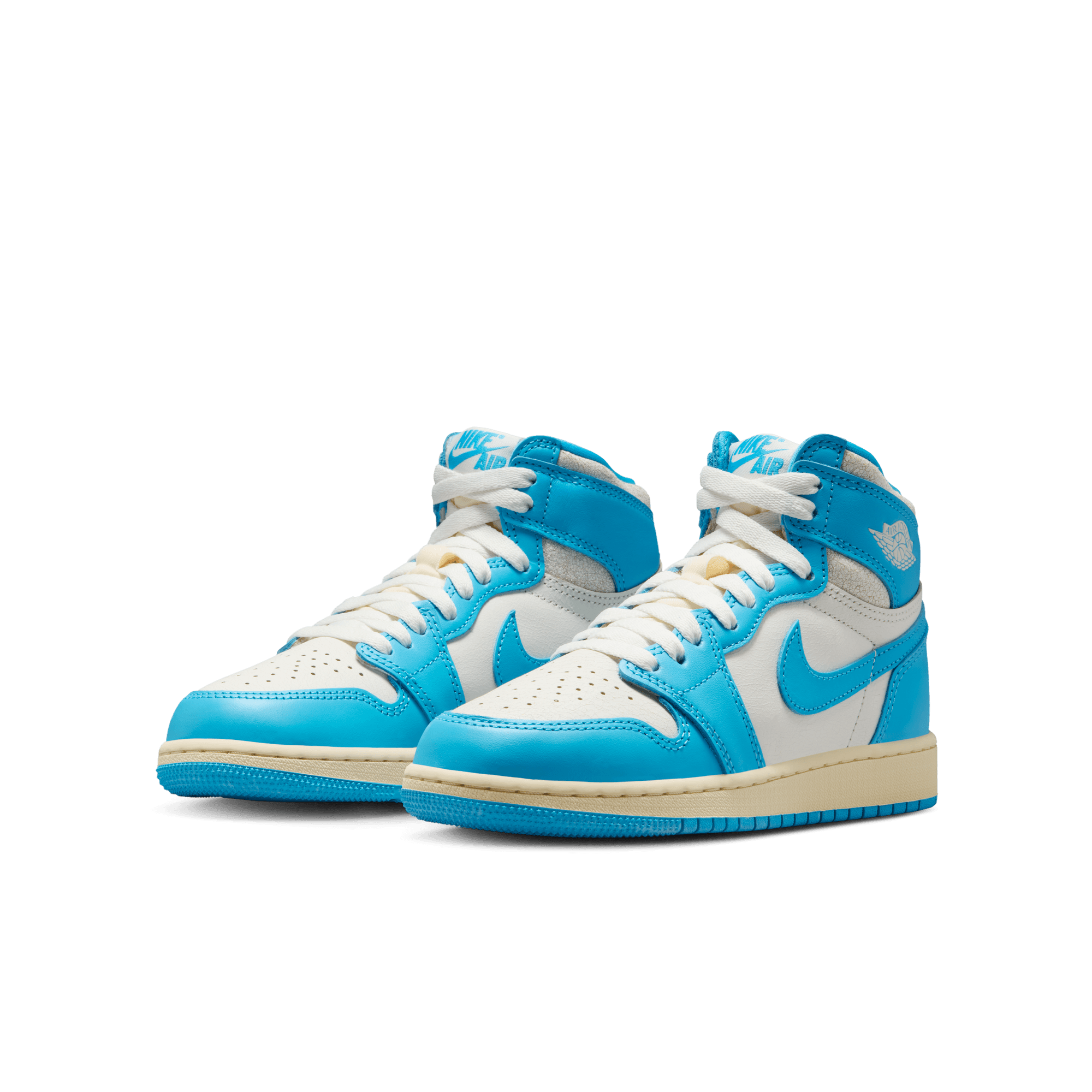 AIR JORDAN 1 RETRO HIGH OG (GS) UNC REIMAGINED - Authentic Nike Basketball Shoes for Women & Kids - Perfect for Streetwear, Sneaker Collection & Basketball Games