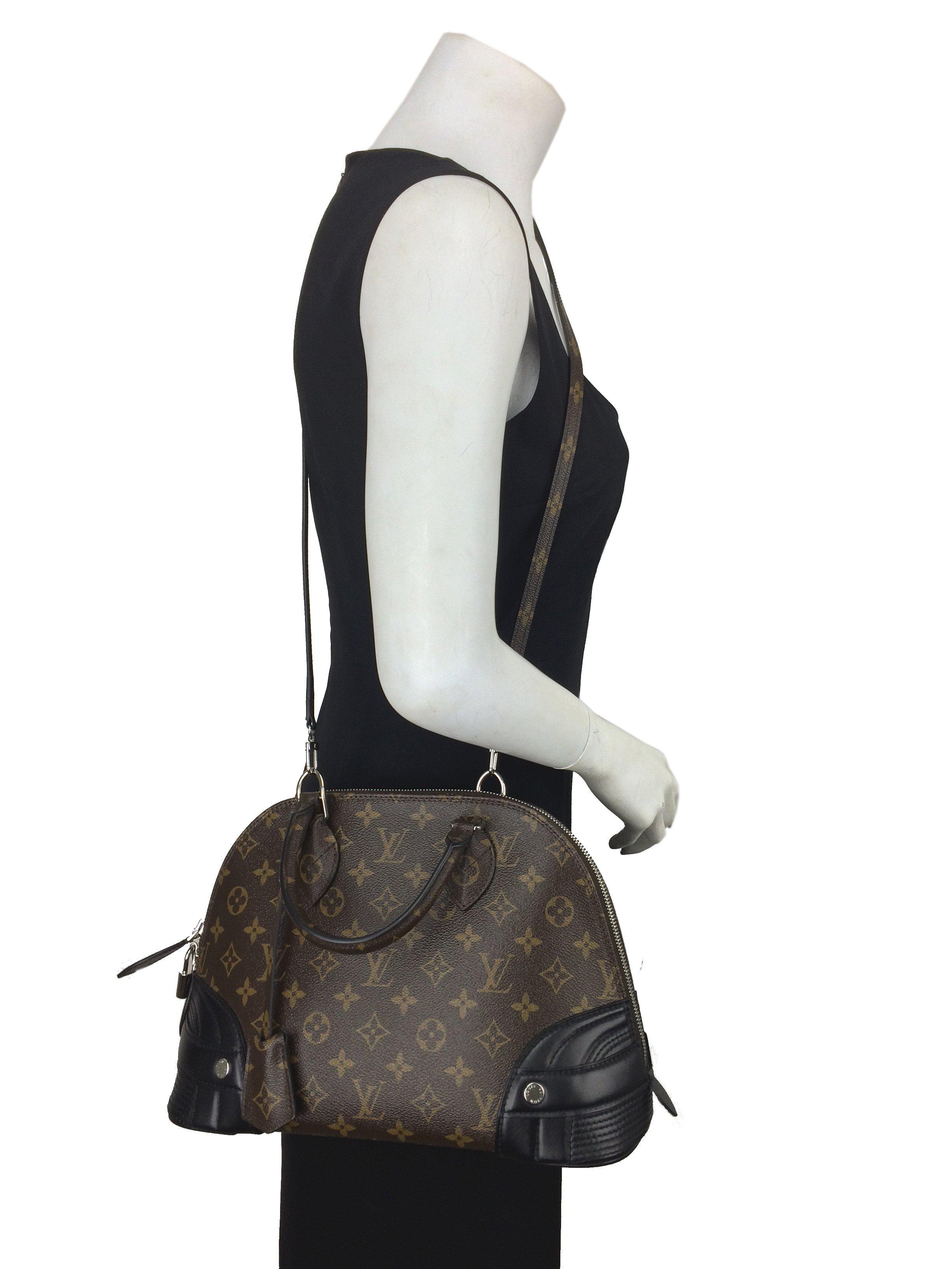 Authentic Louis Vuitton Limited Edition Shiny Monogram Canvas Alma PM Handbag - Luxury Designer Shoulder Bag for Women, Perfect for Parties, Date Nights & Special Occasions
