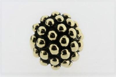 Stylish Beaded Bubble Ring in Brass - Perfect for Boho Fashion, Parties & Everyday Wear